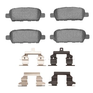 Nissan Rogue Brake Pads - Rear - R1 Concepts - Euro Ceramic - `08-`13